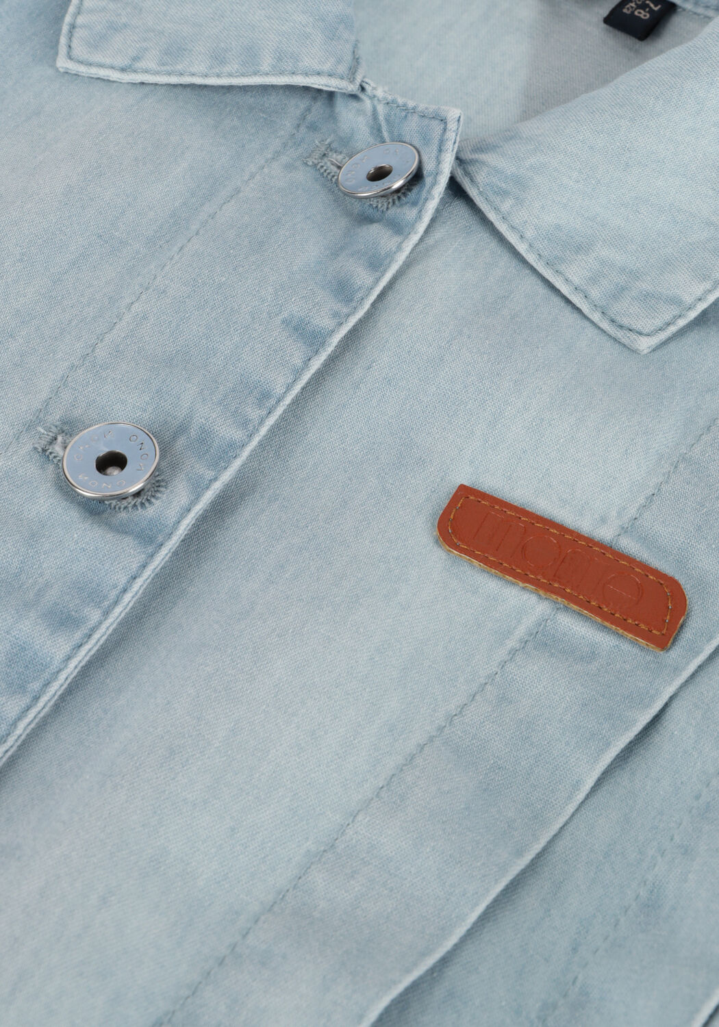 NONO Gilet DONKA SLEEVELESS DENIM BUTTON UP VEST en bleu - large