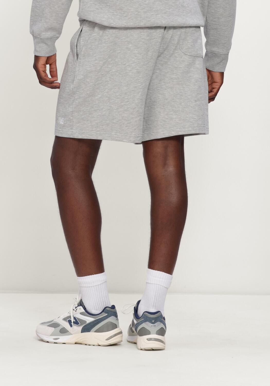 Lichtgrijze NEW BALANCE Broeken/jumpsuits SE FT SH 7 INCH - large