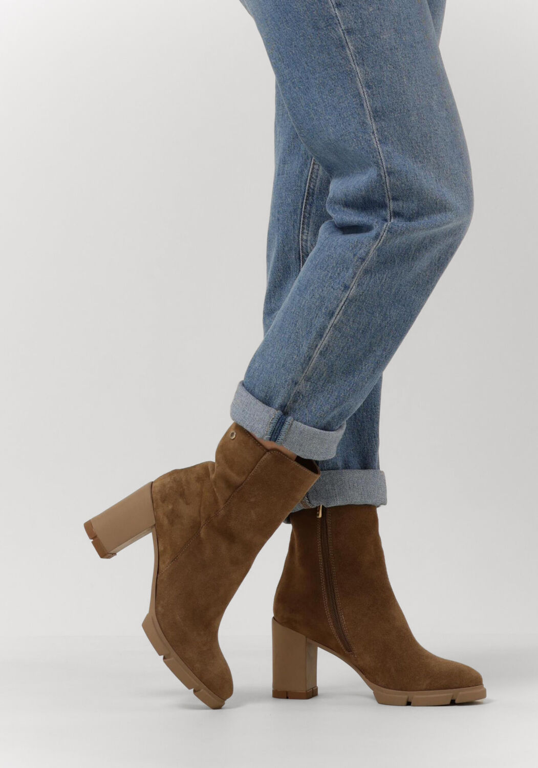 Taupe NOTRE V Enkellaarsjes 05 103 Omoda