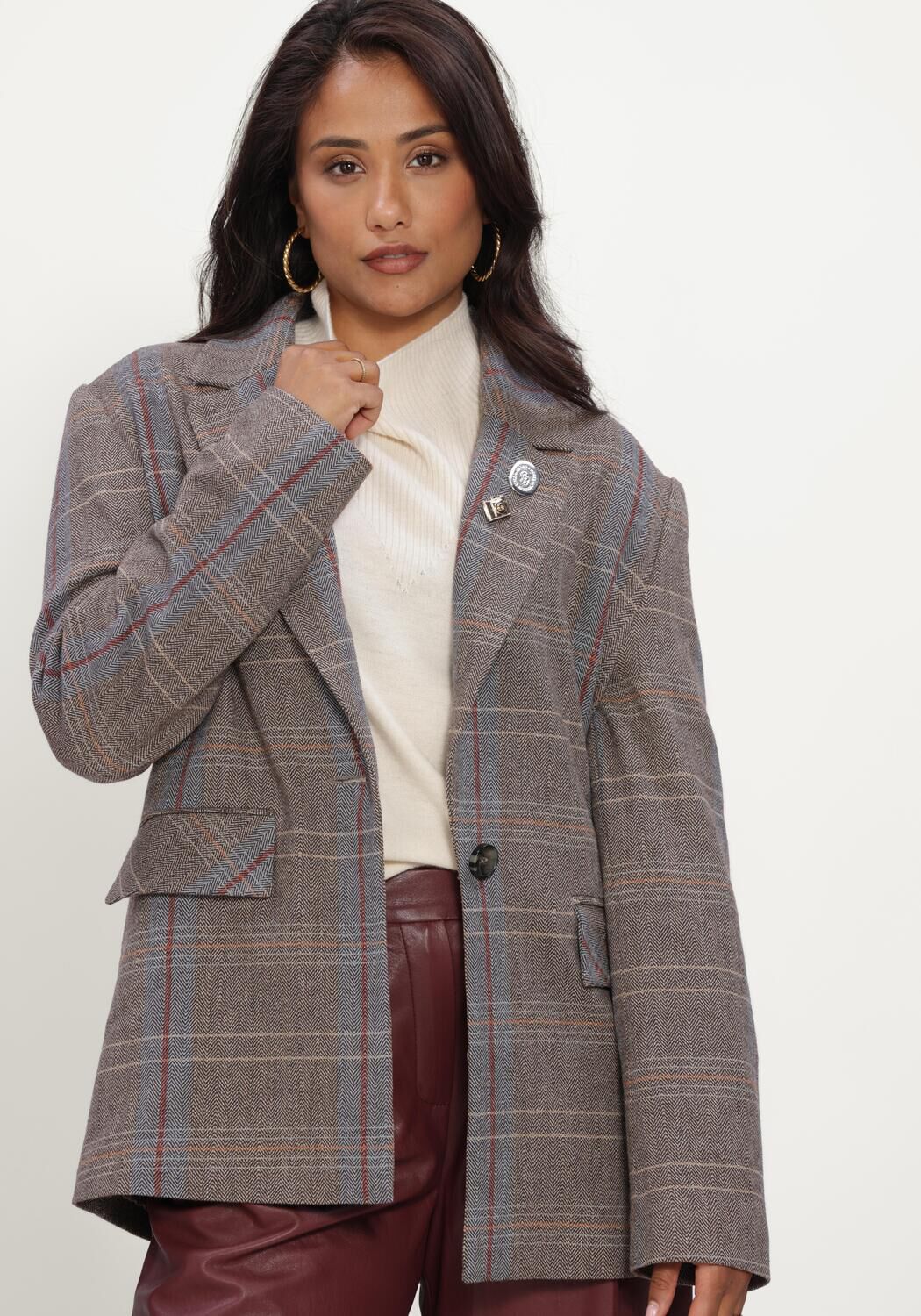 CAROLINE BISS Blazer 4872 en taupe - large