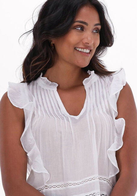 NEO NOIR Haut JULIETTE S VOILE TOP en blanc - large