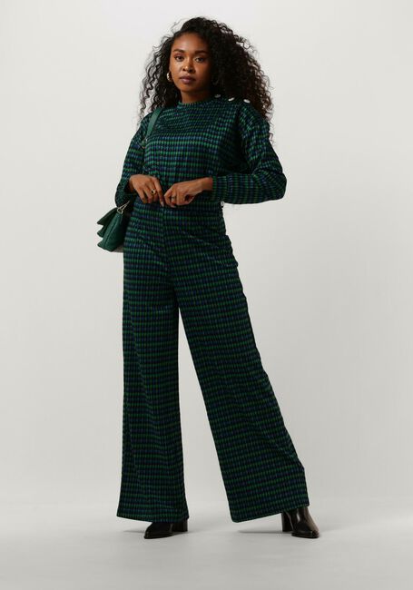 LOLLYS LAUNDRY Pantalon large JALISCO Vert foncé - large