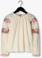 Witte SCOTCH & SODA Blouse LONG SLEEVED FLOWER EMBROIDERY TOP - medium