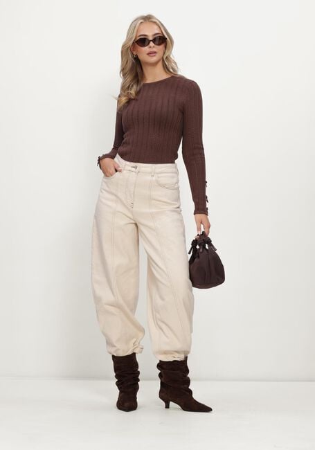 Bruine Y.A.S. Trui YASNORLA LS KNIT PULLOVER - large