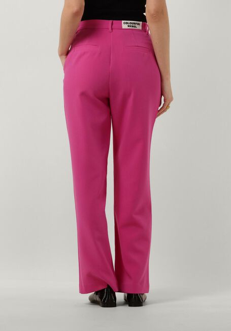 COLOURFUL REBEL Pantalon RUS UNI STRAIGHT PANTS en rose - large
