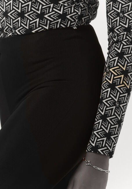 COLOURFUL REBEL Pantalon évasé ZIVA HIGH RISE SLIT TREGGING en noir - large