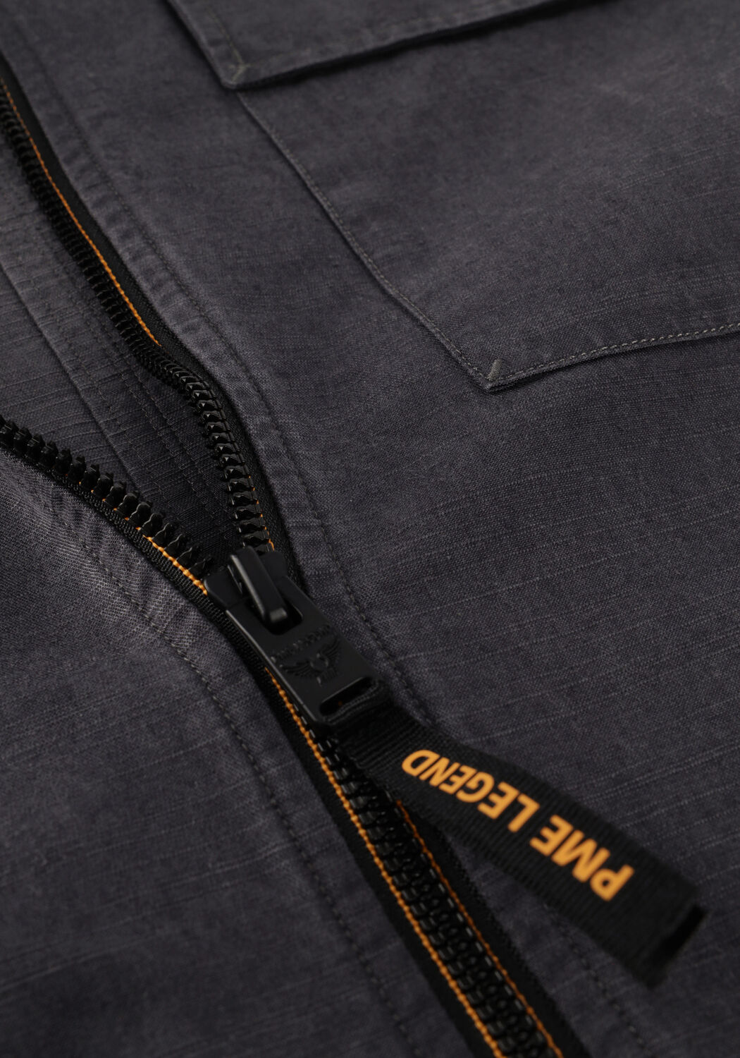 PME LEGEND Surchemise LONG SLEEVE SHIRT TENCEL LINEN BLEND en gris - large