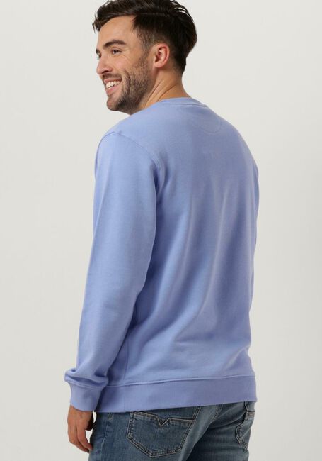 Blauwe SCOTCH & SODA Trui ESSENTIAL LOGO BADGE SWEATSHIRT - large
