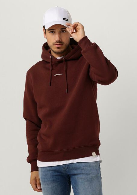 PUREWHITE Chandail SEASONAL LOGO HOODIE Bordeaux - large