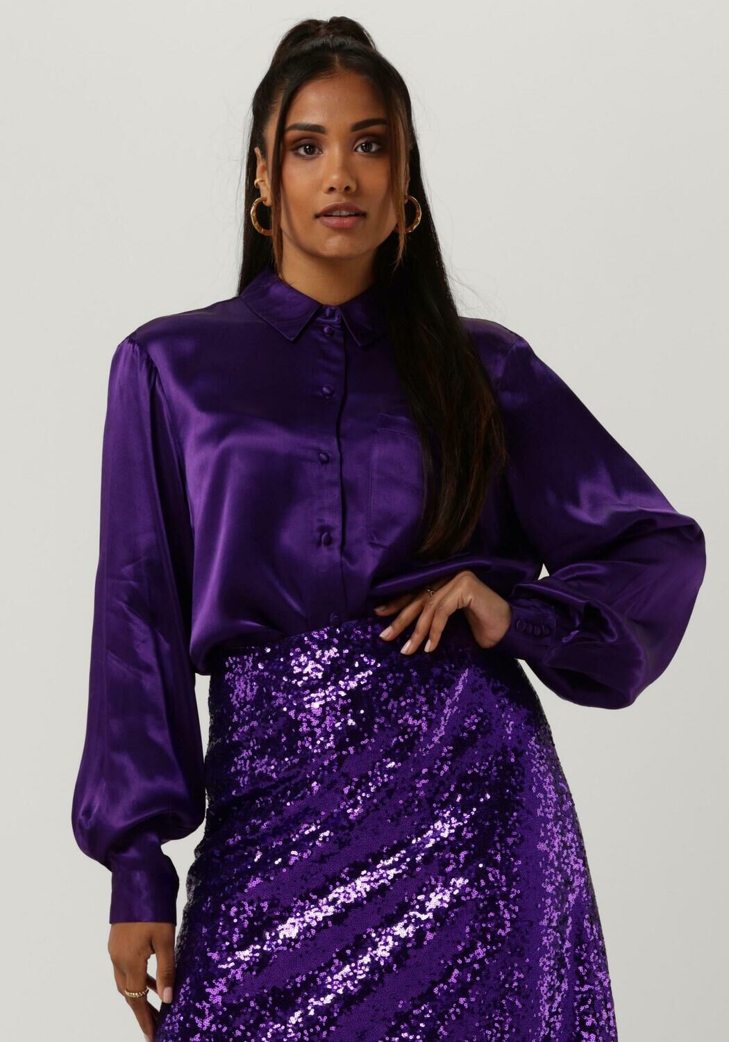Blouse violette femme online