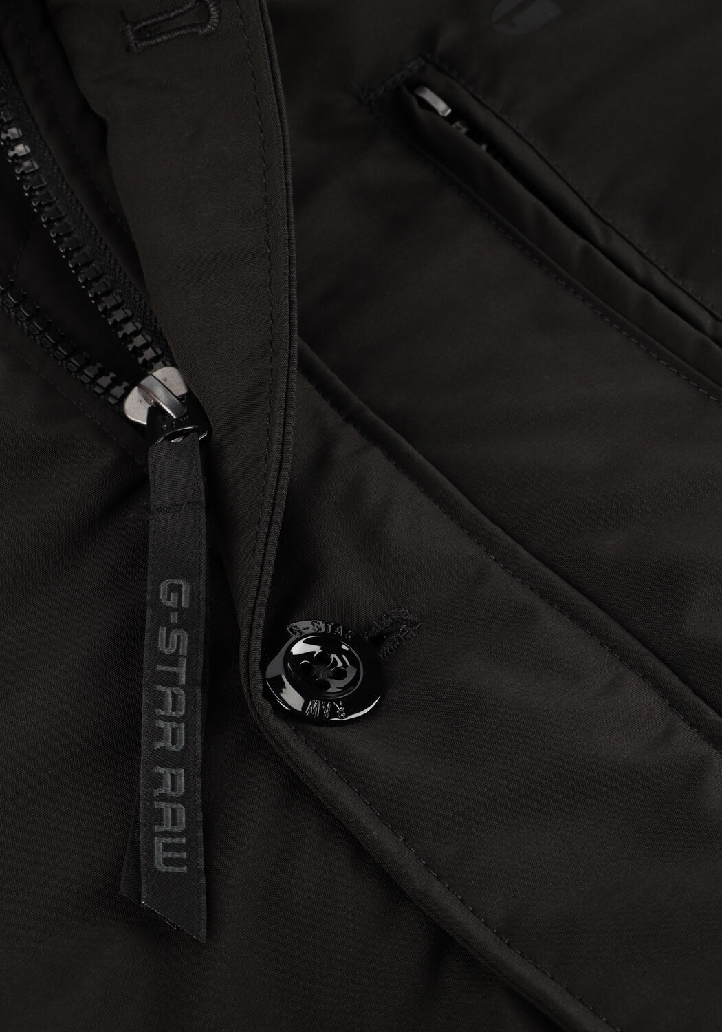 Zwarte G-STAR RAW Jassen VODAN PADDED HDD JKT - large