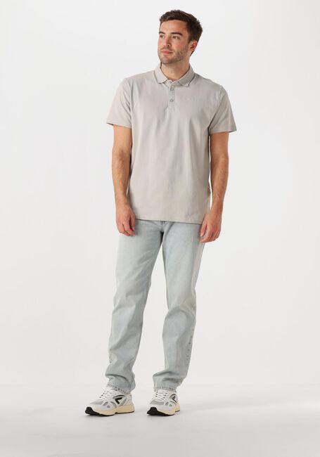 Lichtgrijze PURE PATH Polo REGULAR FIT POLO SS T-SHIRTS - large