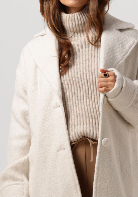 NOTRE-V Manteau NV-CHARLOTTE WOOL COCOON COAT en beige - large