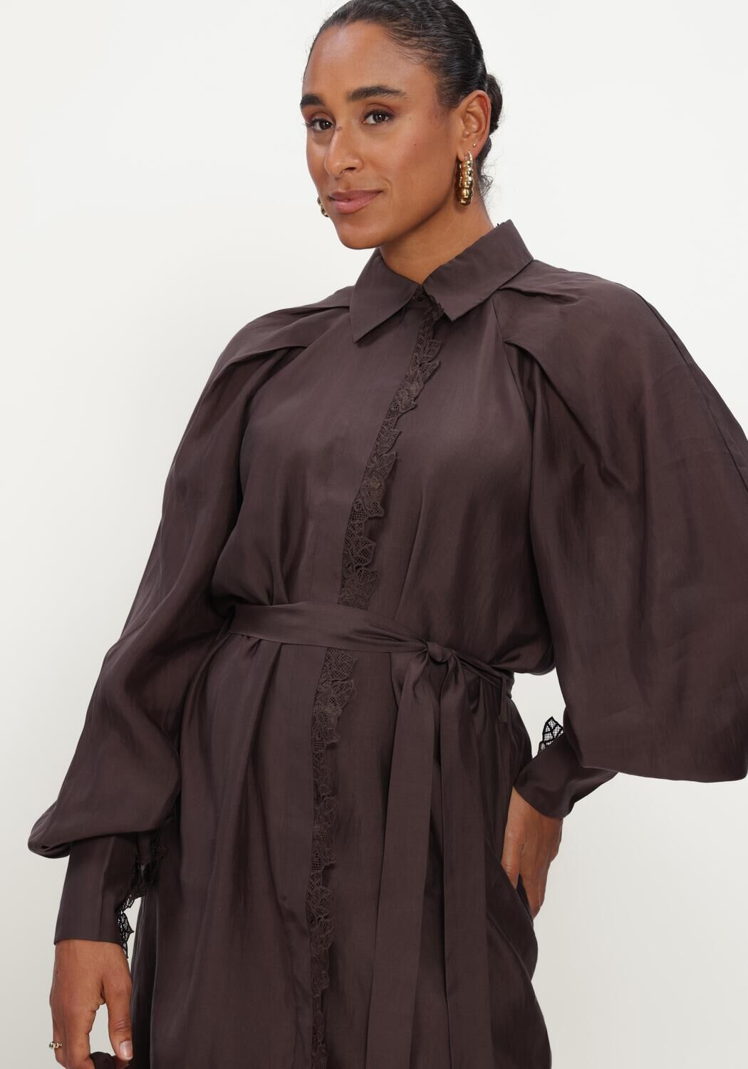 COPENHAGEN MUSE Mini robe CMMOLLY-DRESS en marron - large