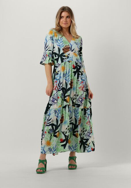POM AMSTERDAM Robe maxi DRESS LIV 7328 en bleu - large