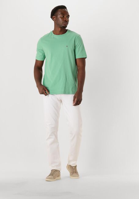 Groene TOMMY HILFIGER T-shirt ESS SEASONAL REG FIT SOLID TEE - large