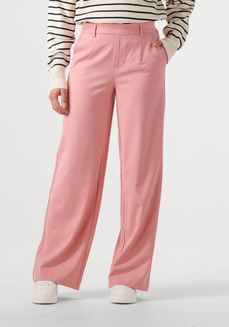 OBJECT Pantalon OBJLISA WIDE PANT Rose clair - large