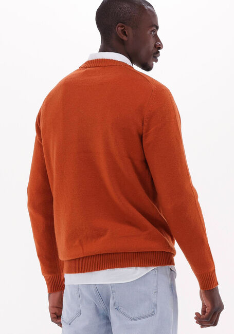 Bruine SELECTED HOMME Trui NEWCOBAN LAMBS WOOL CREW NECK W - large