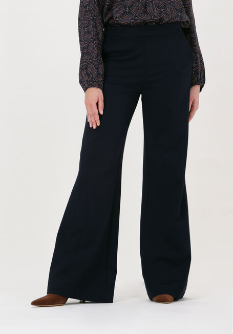 Blauwe SUMMUM Wijde broek TROUSERS BOOT CUT PUNTO MILANO - large
