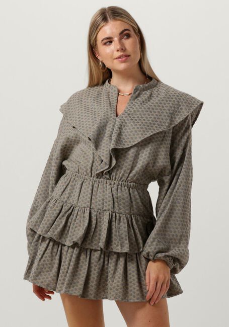 ROUGH STUDIOS Mini robe CHRISSY DRESS en beige - large