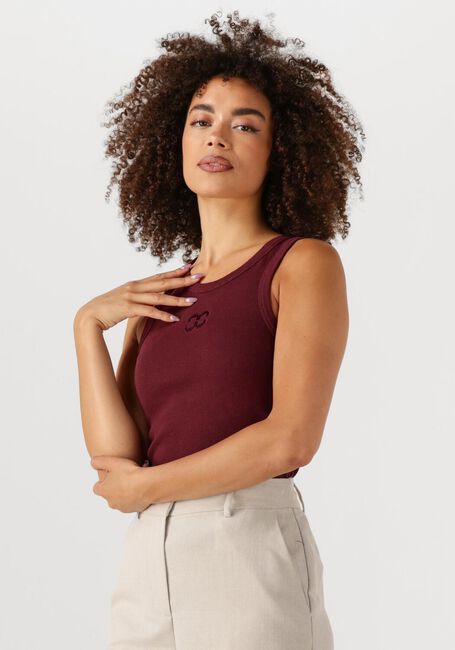 Bordeaux CO'COUTURE Top SAHARA EMBROIDERY TANK TOP - large