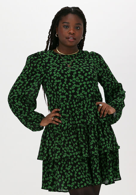 OBJECT Mini robe ALETTIA L/S SHORT DRESS en vert - large