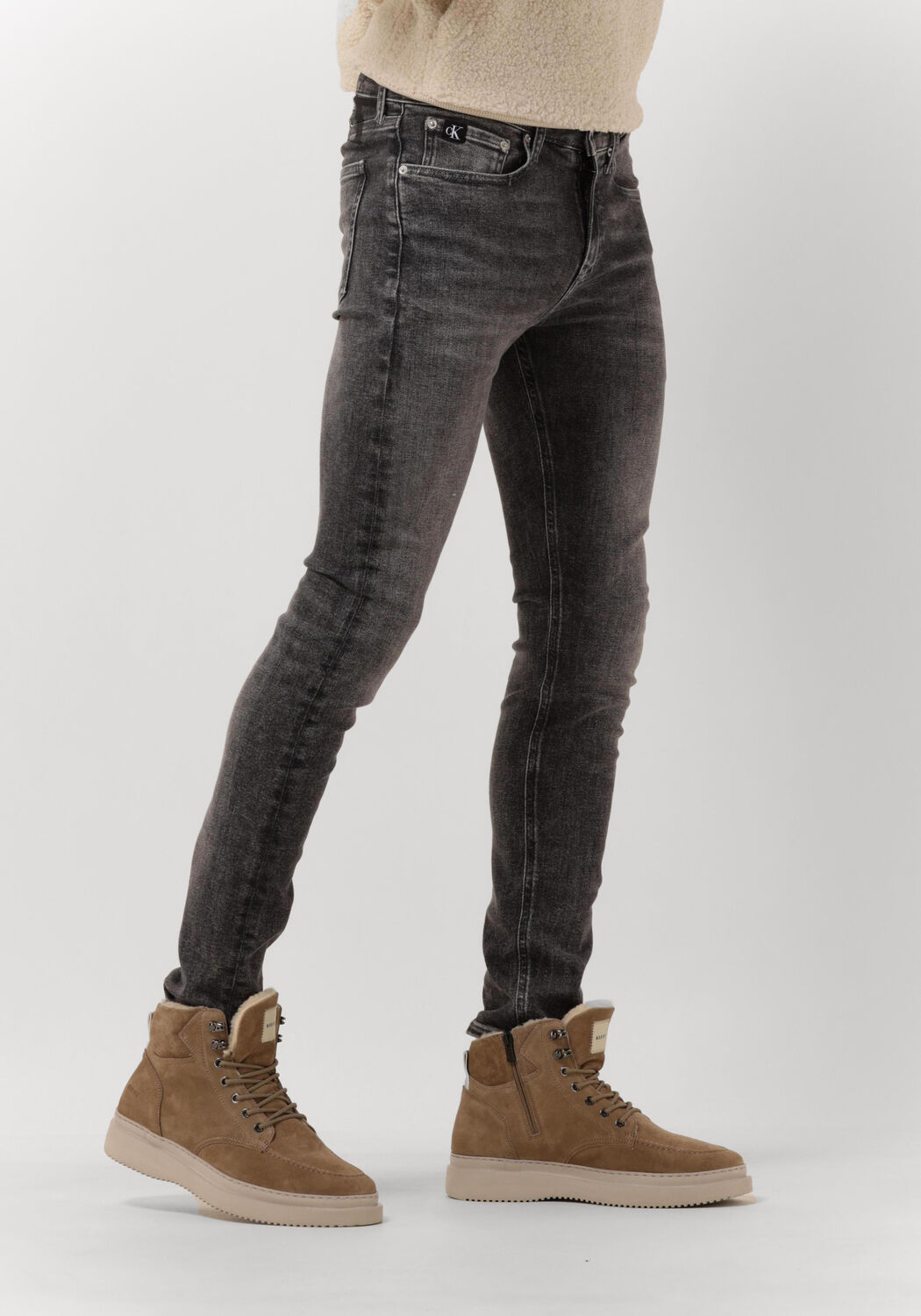 Grijze CALVIN KLEIN Skinny jeans SKINNY Omoda
