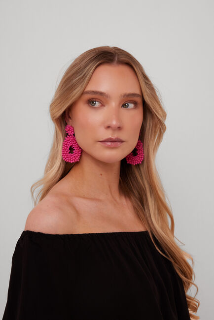 NOTRE-V Boucles d'oreilles OMSS23-033 en rose - large