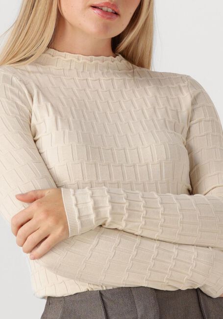 Y.A.S. Pull YASTRIXO LS KNIT PULLOVER Écru - large