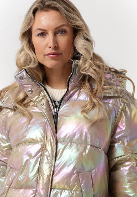SCOTCH & SODA Veste matelassé TECHNICAL PUFFER JACKET WITH DETACHABLE HOOD en argent - large
