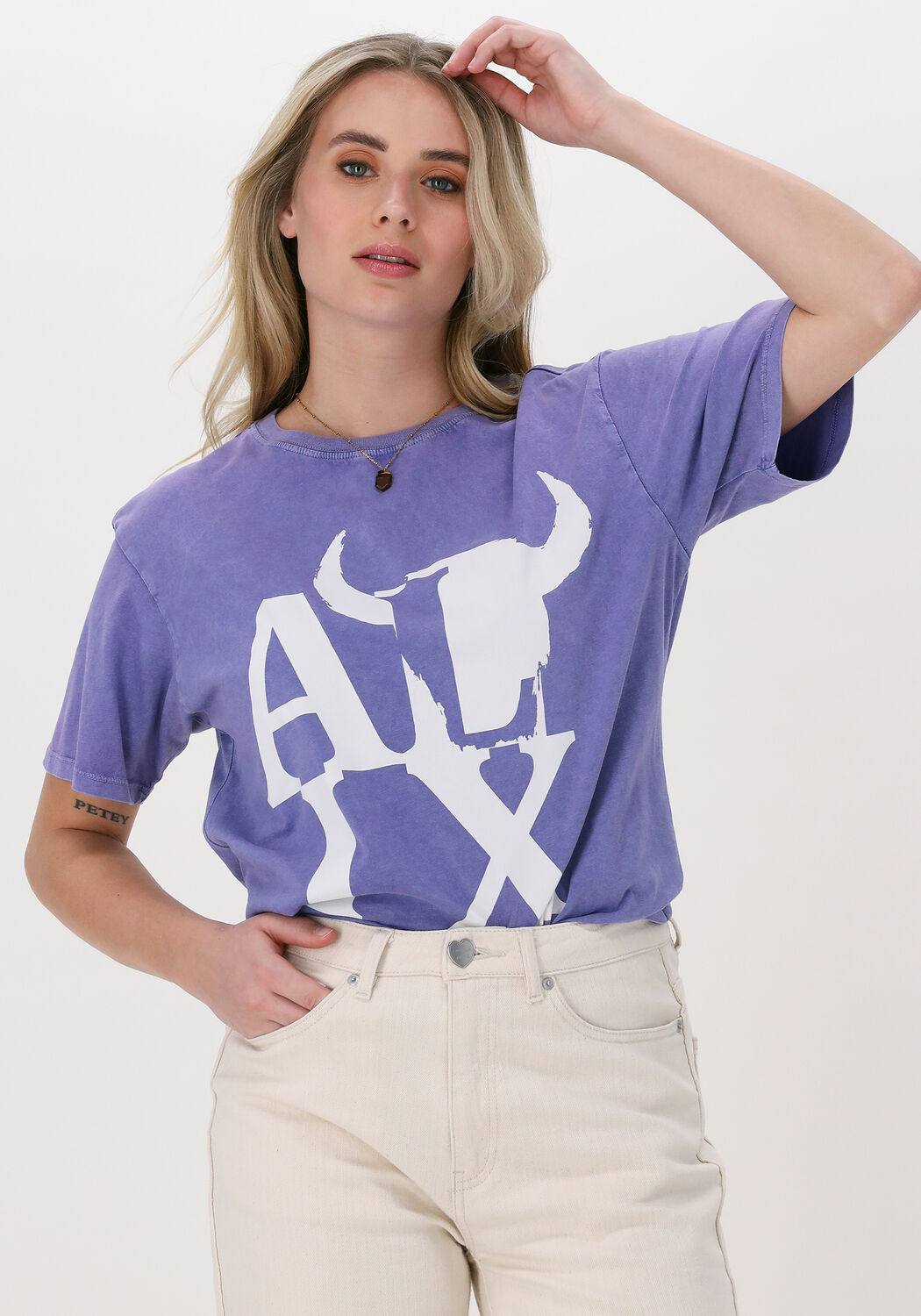 ALIX THE LABEL T-shirt ALIX BULL T-SHIRT en violet