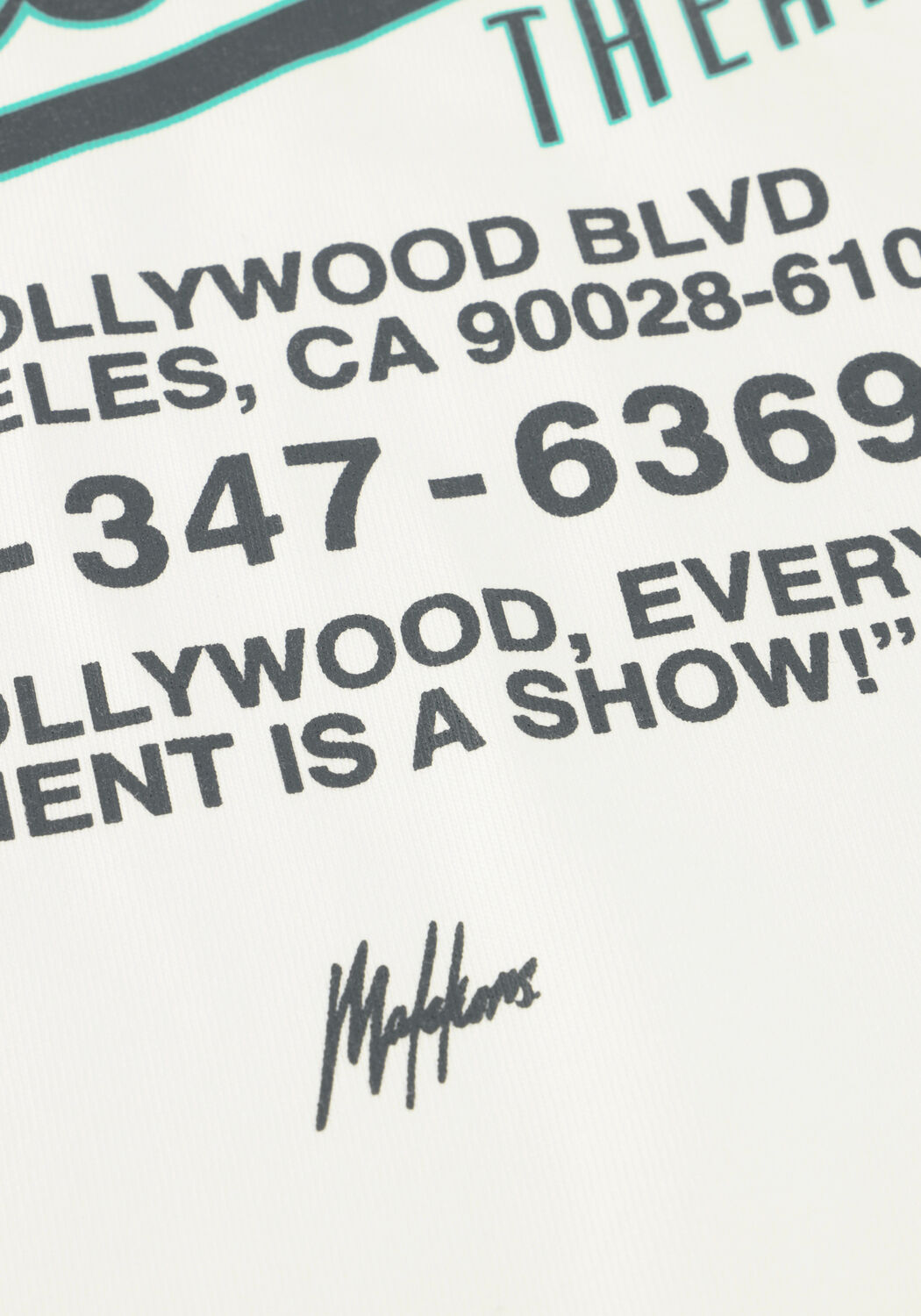 MALELIONS T-shirt THEATRE T-SHIRT en blanc - large