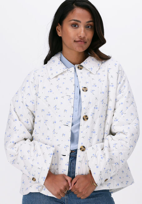ENVII Jack ENCAMELLIA JACKET AOP 6731 Blanc - large