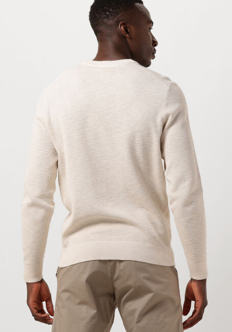 PROFUOMO Pull STRUCTURE CREW NECK Écru - large