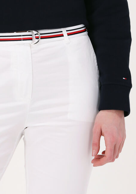 TOMMY HILFIGER Chino HAILEY SLIM CO TENCIL CHINO PANT en blanc - large