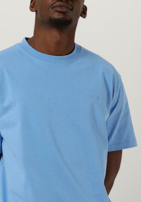 WOODBIRD T-shirt WBBAINE BASE TEE Bleu clair - large
