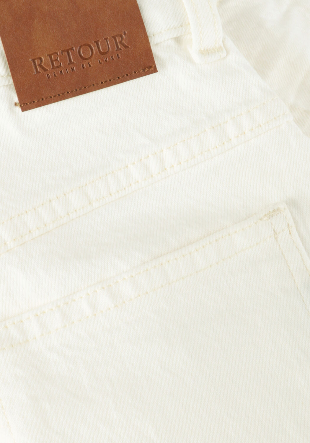 RETOUR QUINN WHITE REPAIR Jeans en blanc - large