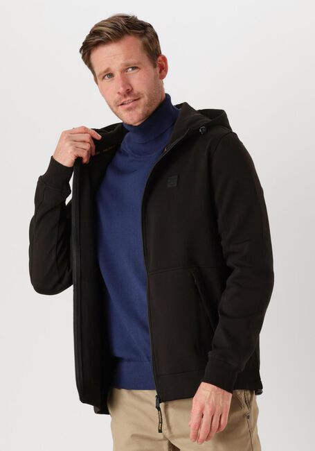 PME LEGEND Gilet HOODED JACKET INTERLOCK en noir - large