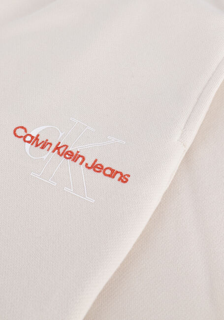 CALVIN KLEIN Mini-jupe TWO TONE MONOGRAM SKIRT Blanc - large