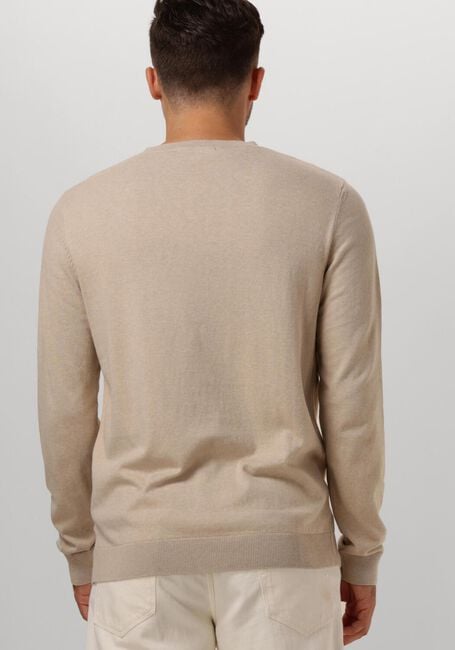 SELECTED HOMME Pull SLHBERG CREW NECK NOOS en beige - large