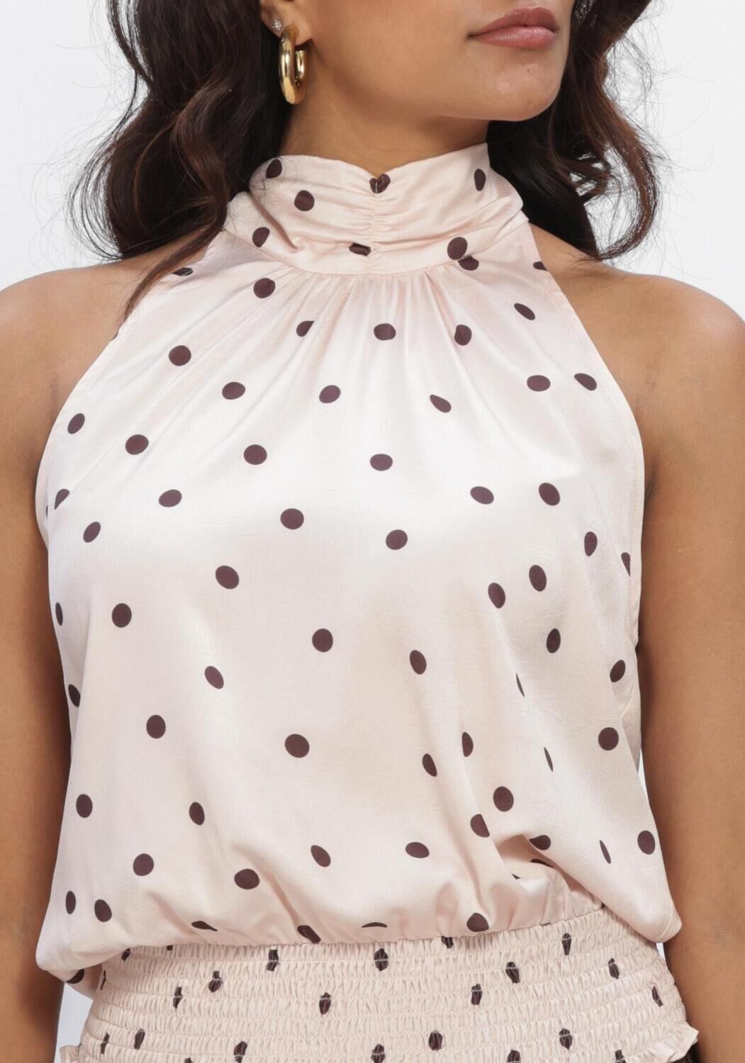 Lichtroze NEO NOIR Tops & T-shirts JOS BIG DOT TOP - large