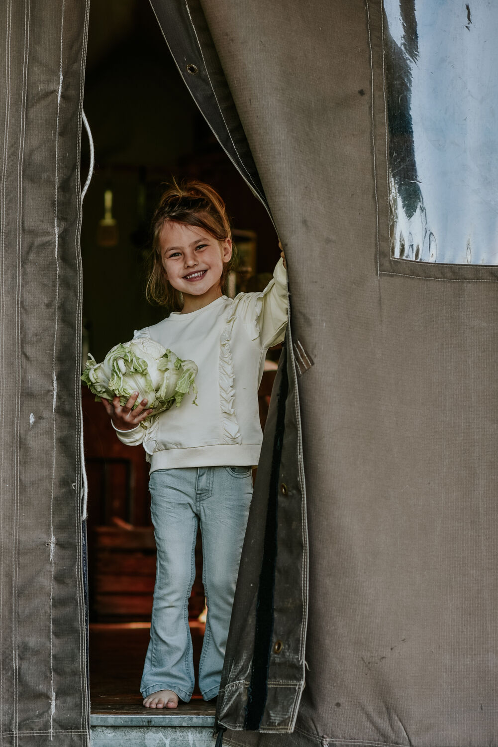 KOKO NOKO Flared jeans N58975 en gris - large