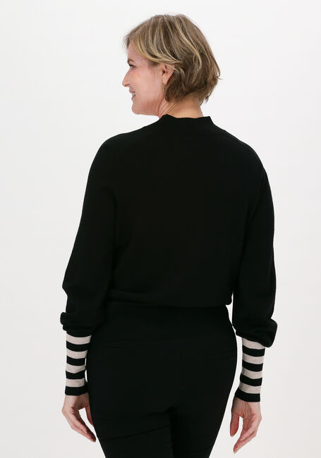 SUMMUM Pull COLOURBLOCK SWEATER EXTRA FINE en blanc - large