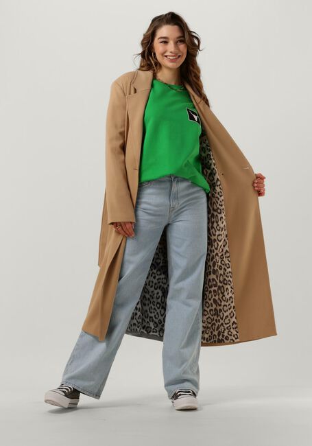 ALIX THE LABEL Chandail LADIES KNITTED PATCH SWEATER en vert - large