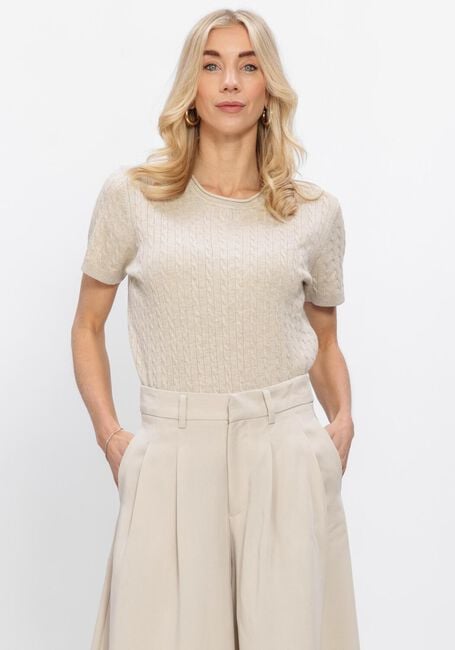 Beige BRUUNS BAZAAR Top ANEMONEBBGLENDA KNIT - large