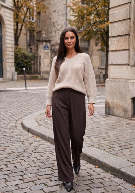 BY-BAR Pull LUNE PULLOVER en beige - large