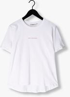 Witte MSCH COPENHAGEN T-shirt MSCHTERINA ORGANIC SMALL LOGO TEE