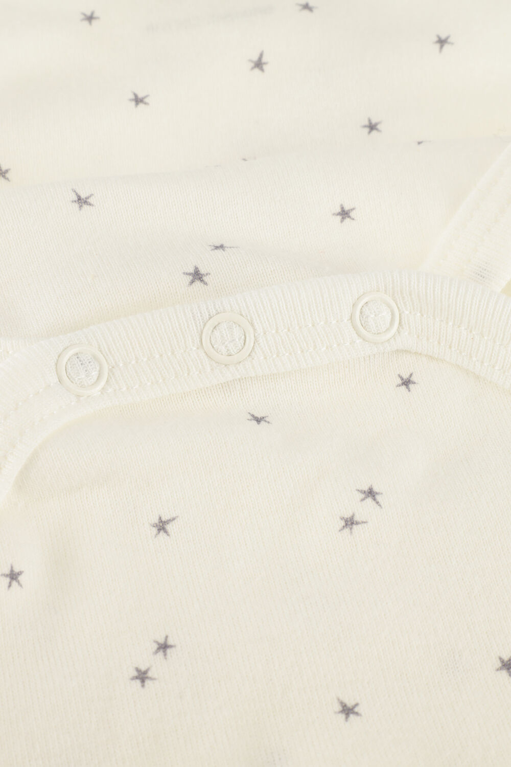 Witte PETIT BATEAU  3 BODIES NAISS MC - large