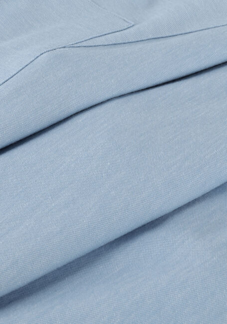 Lichtblauwe CAST IRON Casual overhemd LONG SLEEVE SHIRT CF JERSEY PIQUE TEC - large