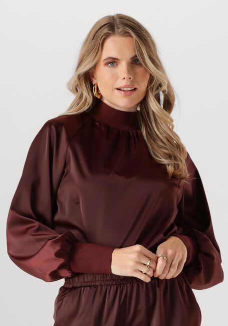 Y.A.S. YASPELANA LS TOP Blouses en marron - large